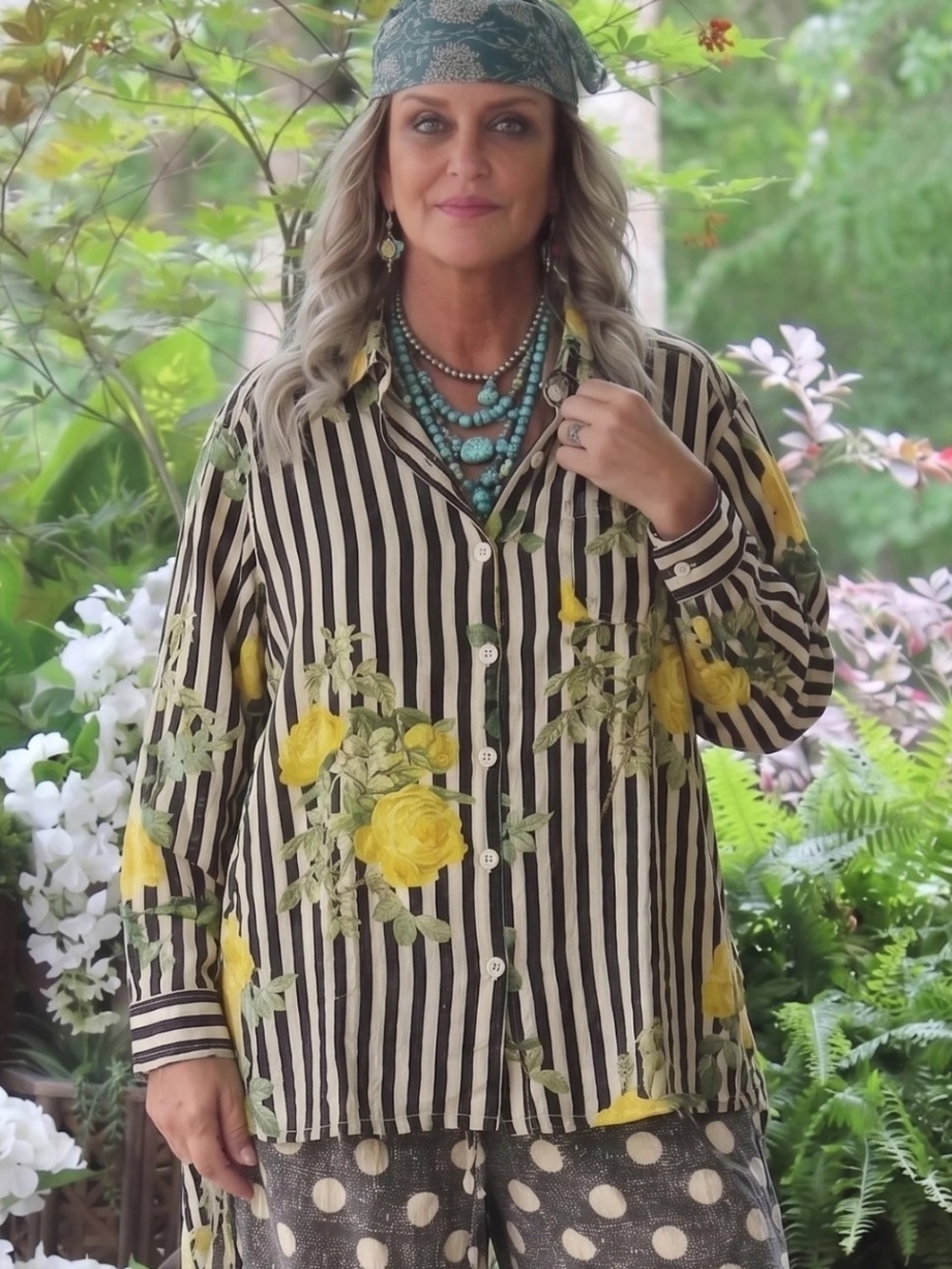 🔥BRAND NEW Star Dreamer Top - Yellow Rose - Jaded Gypsy, Stripes & Flowers Y2K